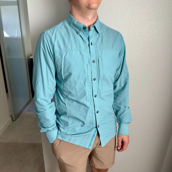KUHL Lightweight Performance Shirt - Light Blue - Picture 1 of 4
